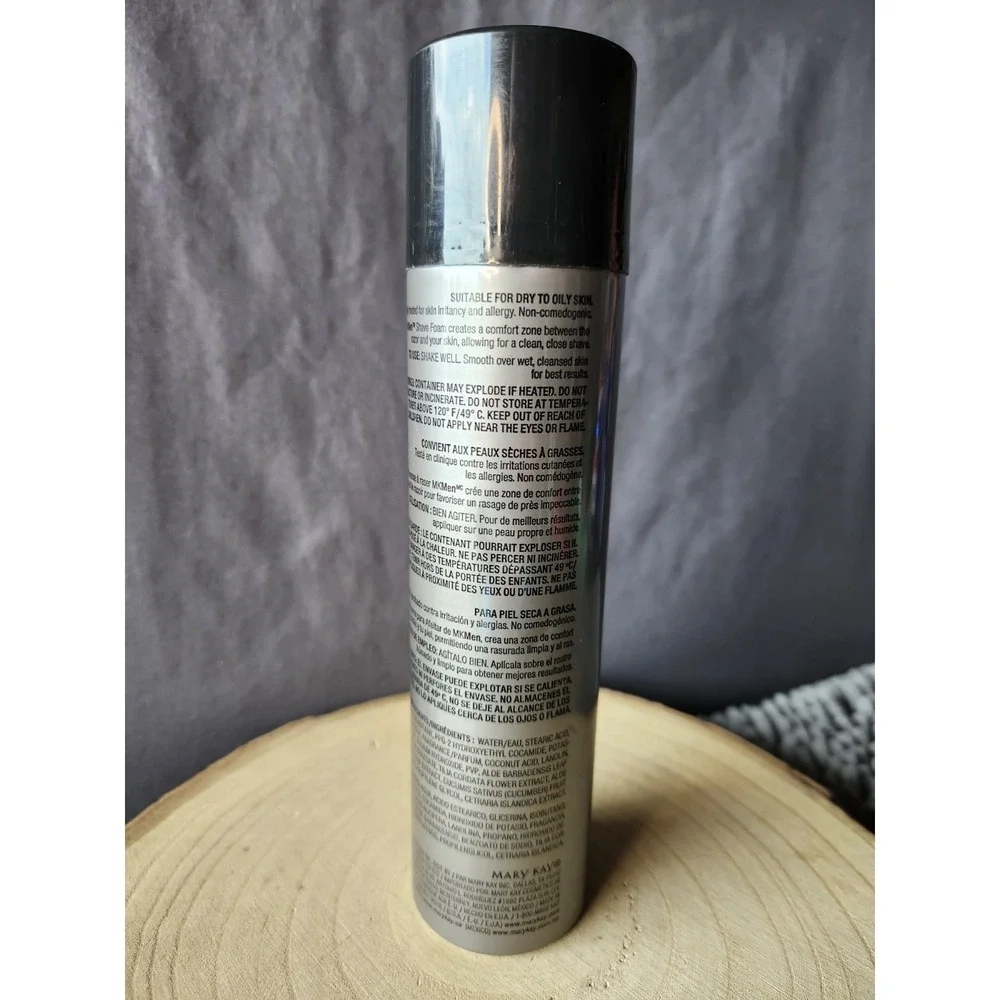 Mary Kay MK Men Shave Foam‎ Shaving Cream Discontinued Sealed 6.5 oz 184 Grams